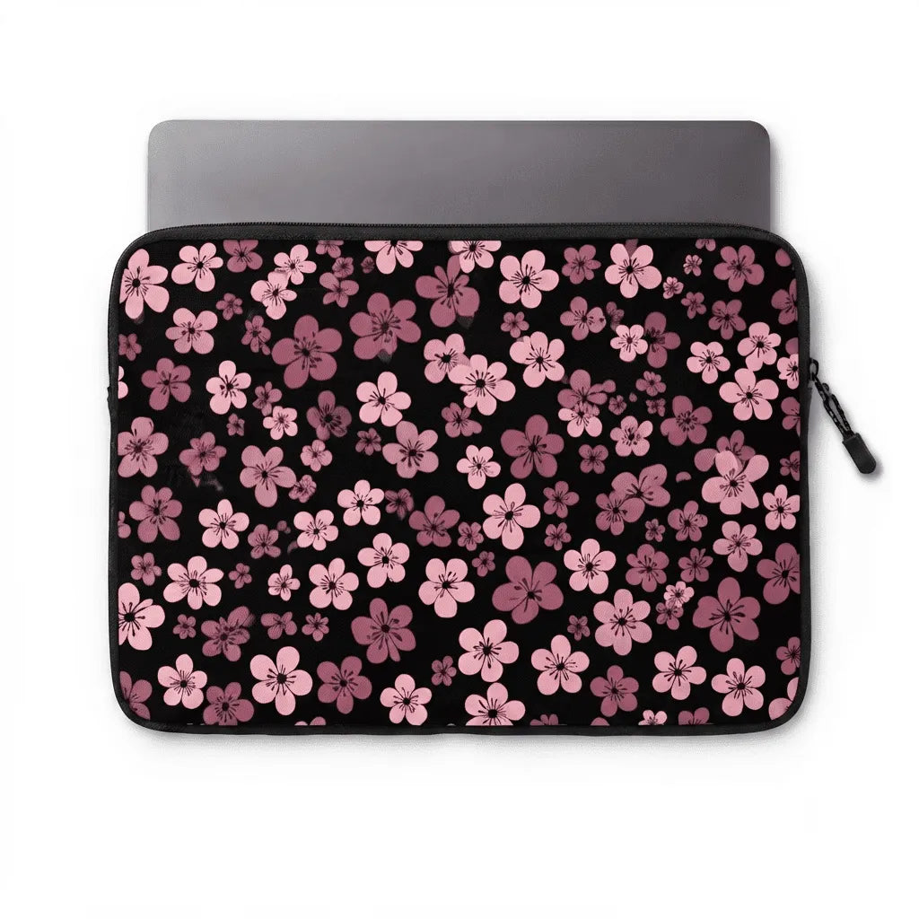 FloralAura laptop sleeves