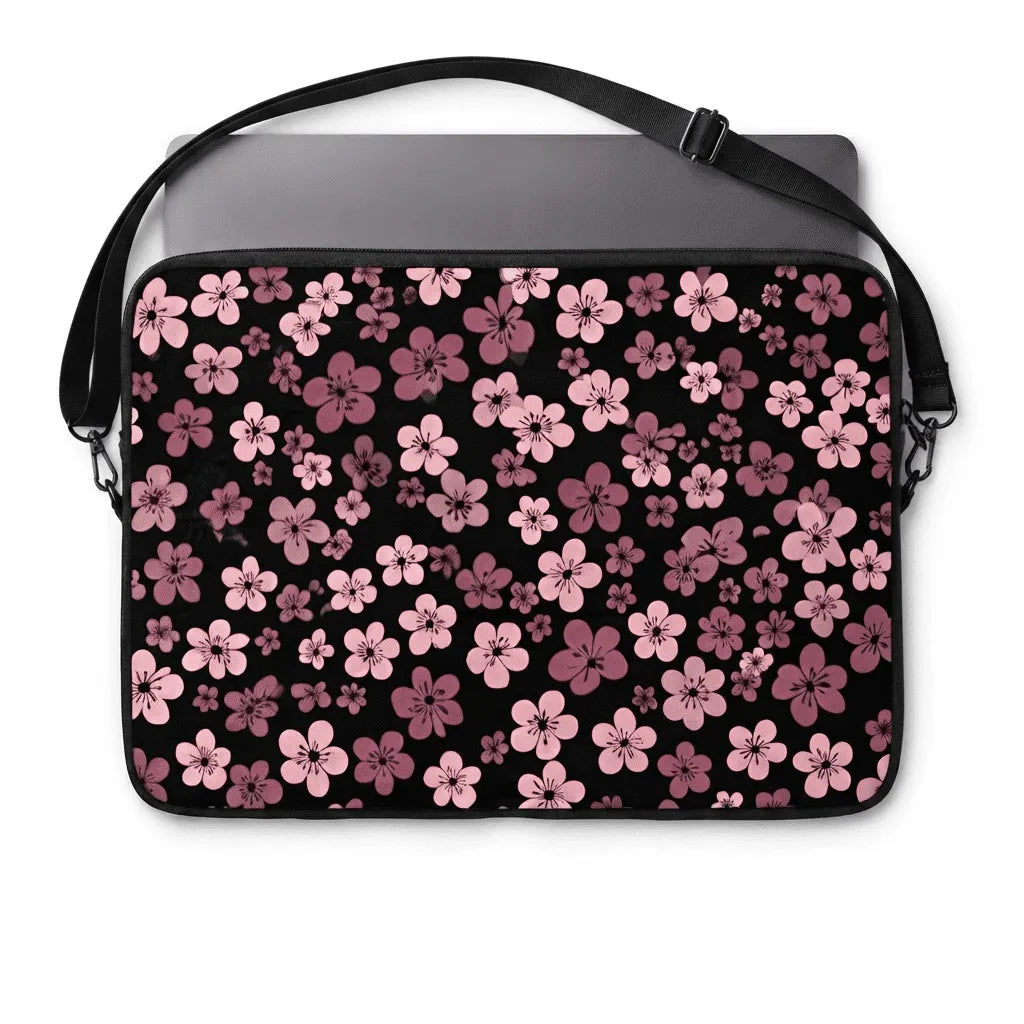 FloralAura laptop sleeves