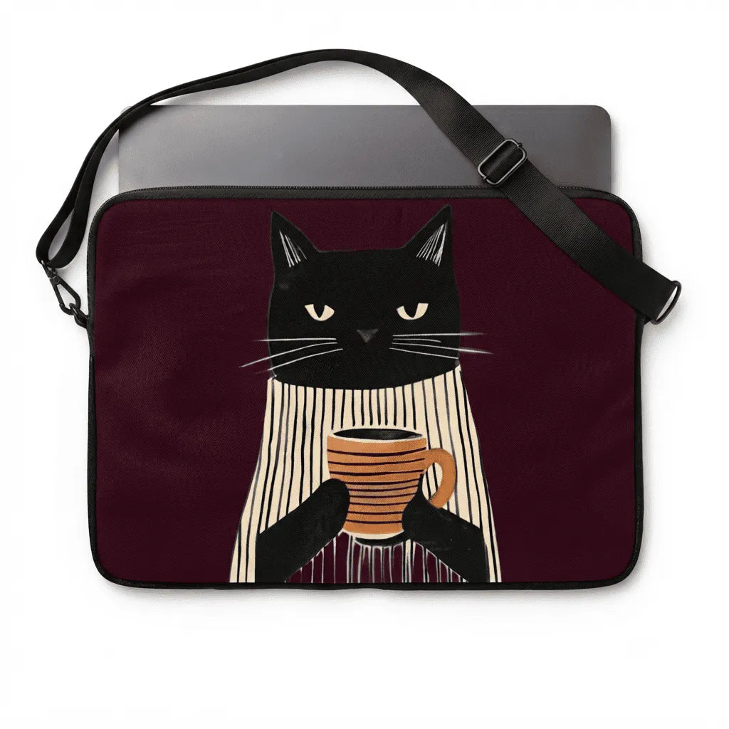 FelineBrew laptop sleeves