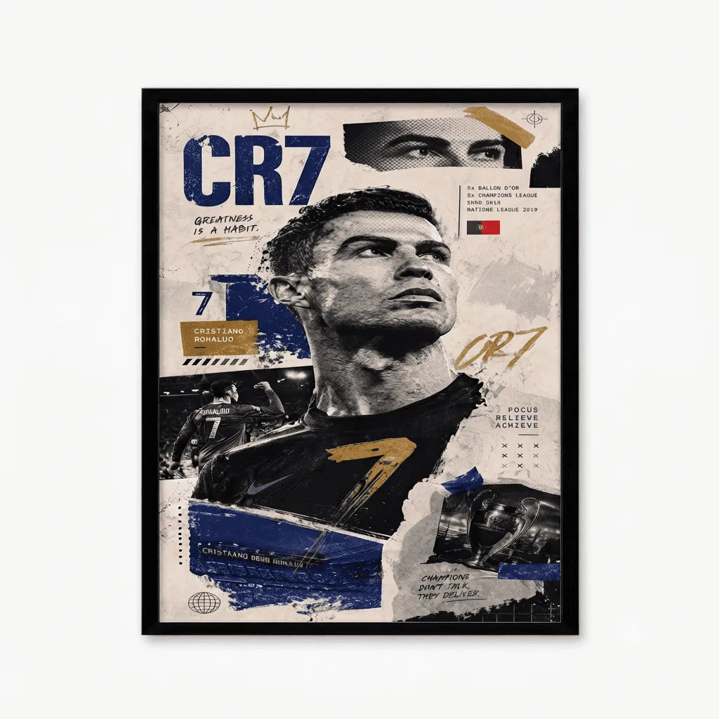CR7 Greatness Poster